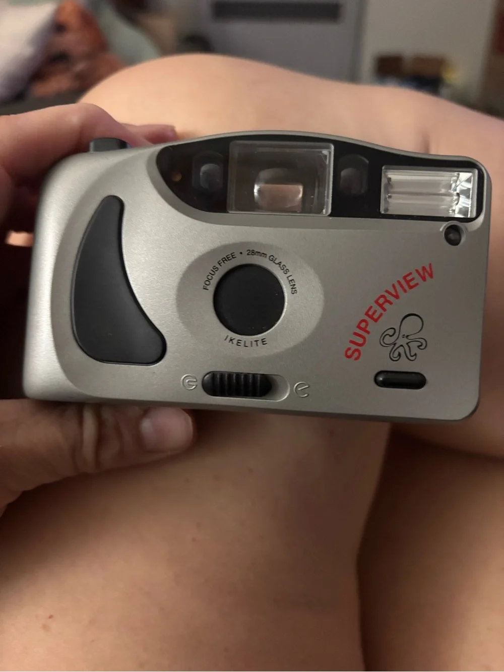 Silver 'SuperView' Point-and-Shoot Camera